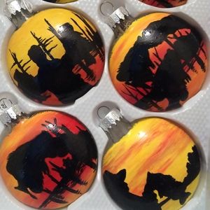 Glass Christmas ornaments